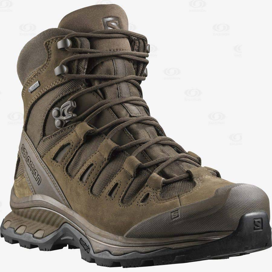 Brown Women's Salomon QUEST 4D GORE-TEX FORCES 2 EN Tactical Boots | USA-N2268
