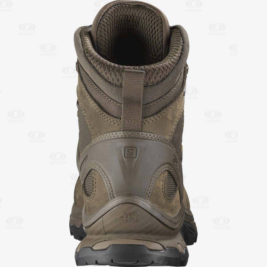 Brown Women's Salomon QUEST 4D GORE-TEX FORCES 2 EN Tactical Boots | USA-N2268