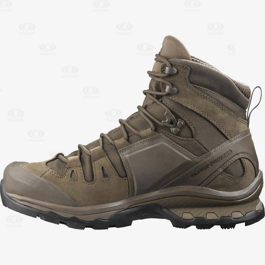 Brown Women's Salomon QUEST 4D GORE-TEX FORCES 2 EN Tactical Boots | USA-N2268