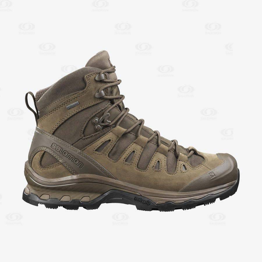 Brown Women\'s Salomon QUEST 4D GORE-TEX FORCES 2 EN Tactical Boots | USA-N2268