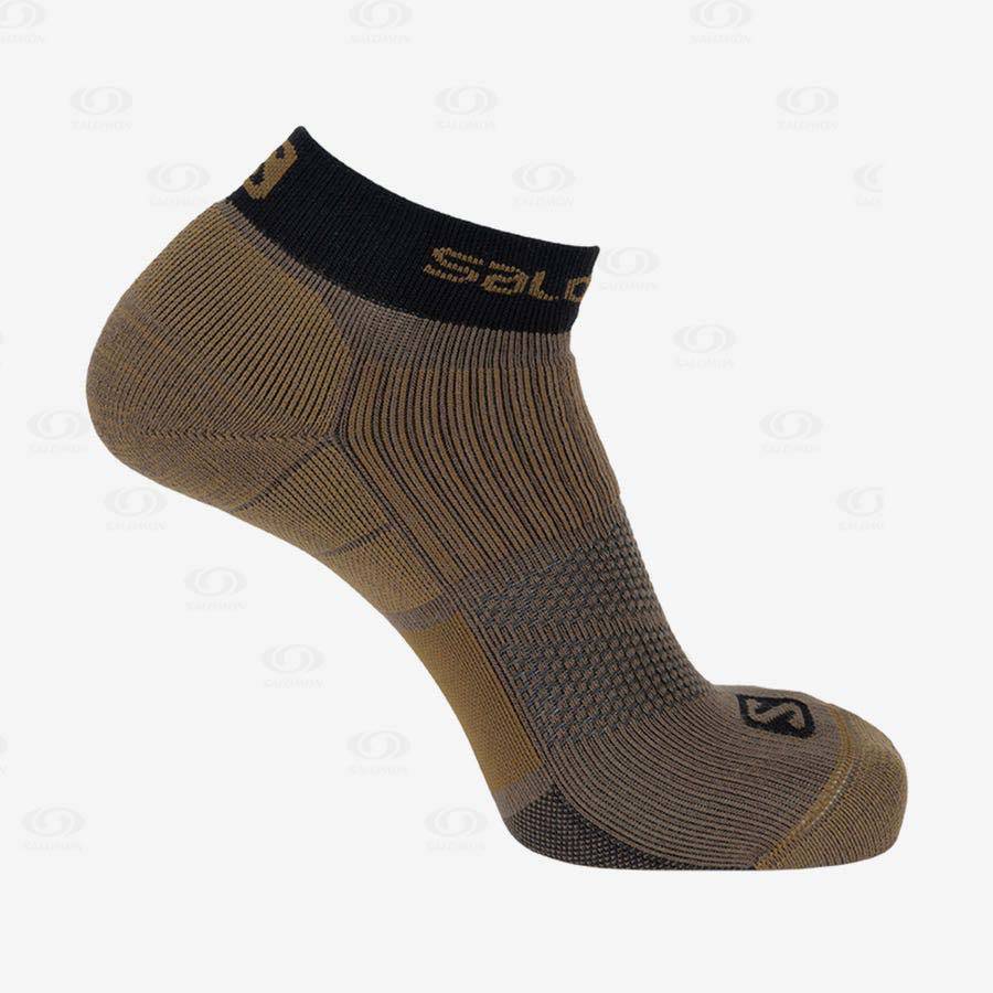 Brown Women\'s Salomon X ULTRA ANKLE Socks | USA-L2509