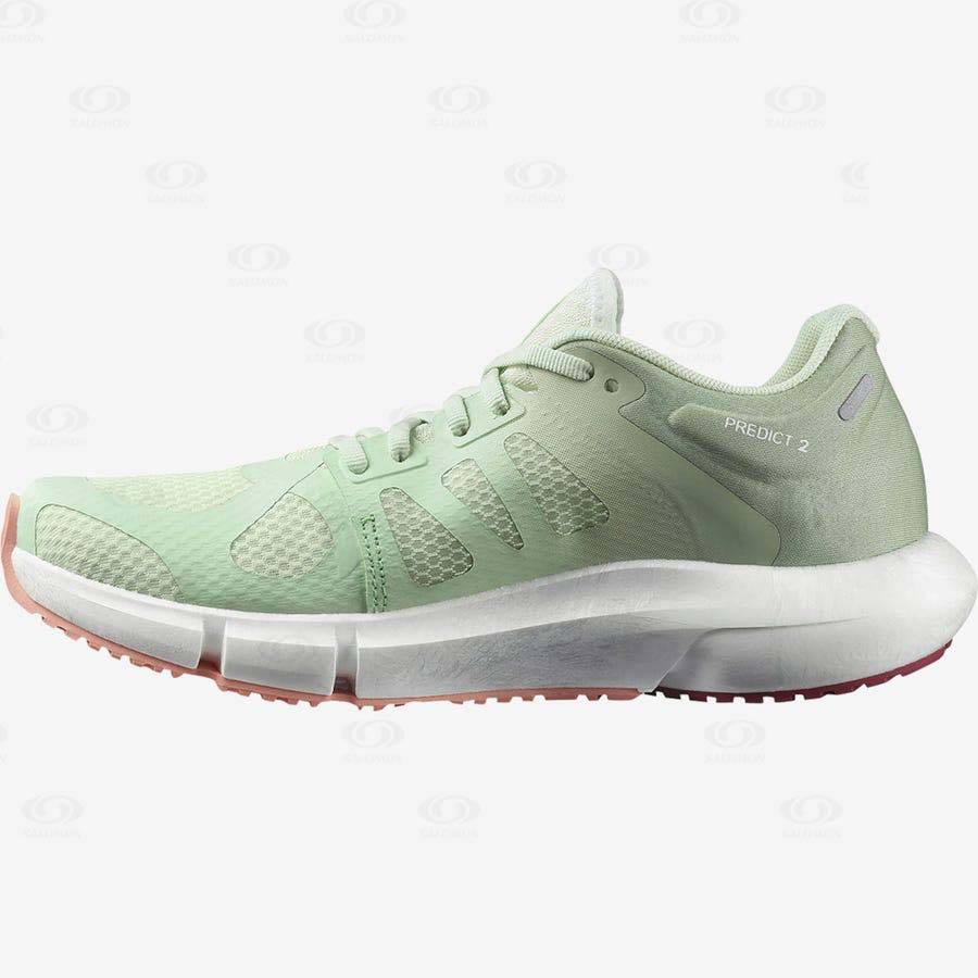 Green Women's Salomon PREDICT 2 Running Shoes | USA-O2512