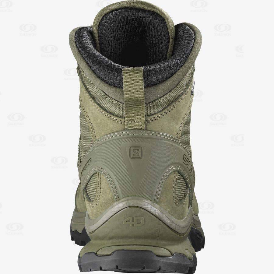 Green Women's Salomon QUEST 4D GORE-TEX FORCES 2 EN Tactical Boots | USA-L1613