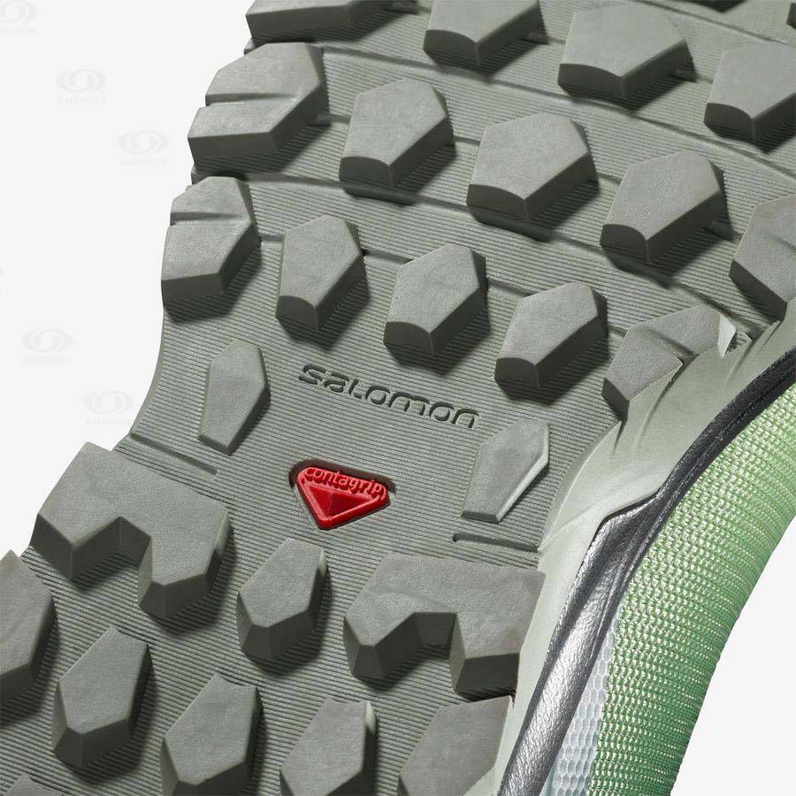 Green Women's Salomon VAYA Hiking Shoes | USA-M1580