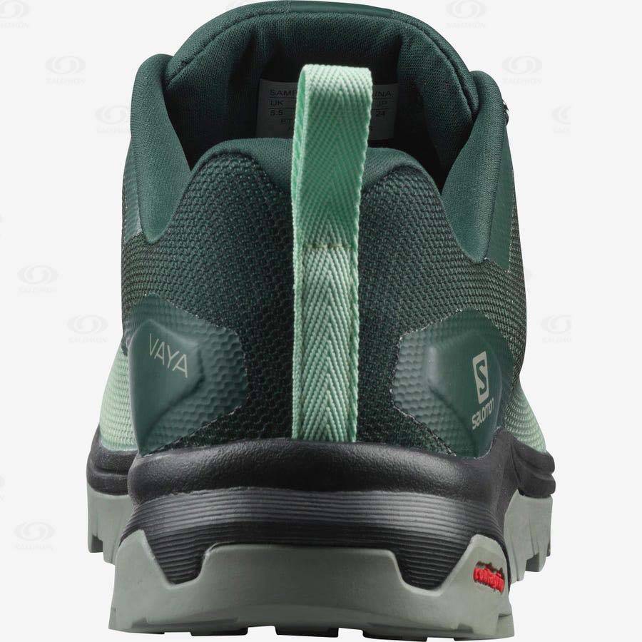 Green Women's Salomon VAYA Hiking Shoes | USA-M1580