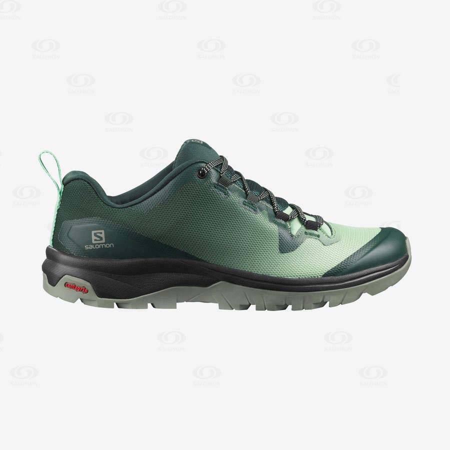 Green Women\'s Salomon VAYA Hiking Shoes | USA-M1580