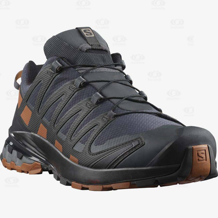 Grey Men's Salomon XA PRO 3D v8 GORE-TEX Hiking Shoes | USA-O1623