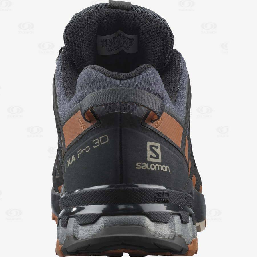 Grey Men's Salomon XA PRO 3D v8 GORE-TEX Hiking Shoes | USA-O1623