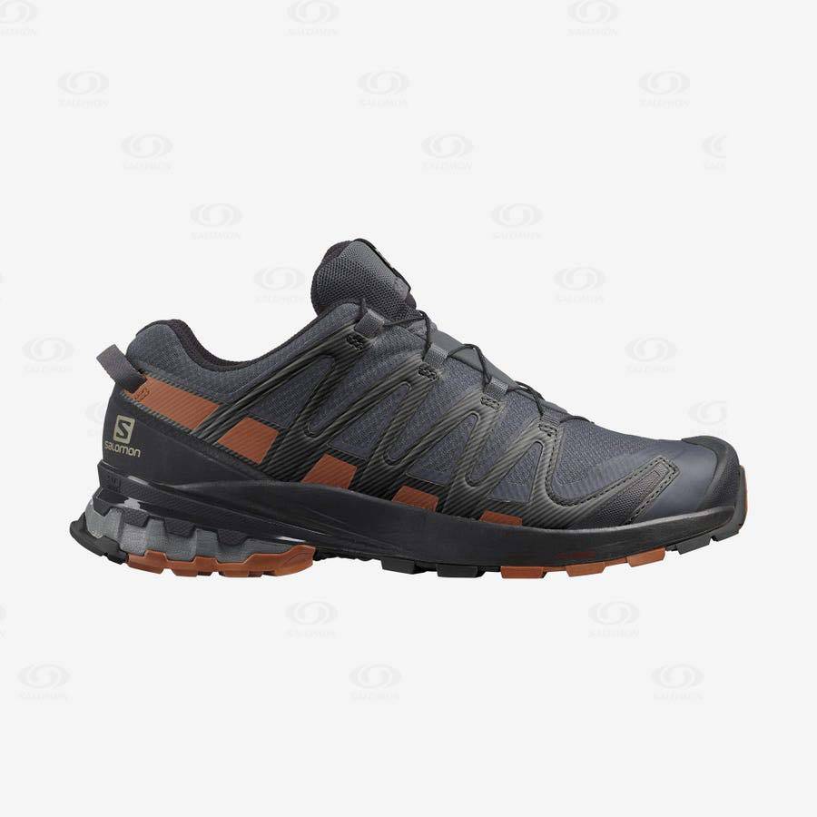 Grey Men\'s Salomon XA PRO 3D v8 GORE-TEX Hiking Shoes | USA-O1623