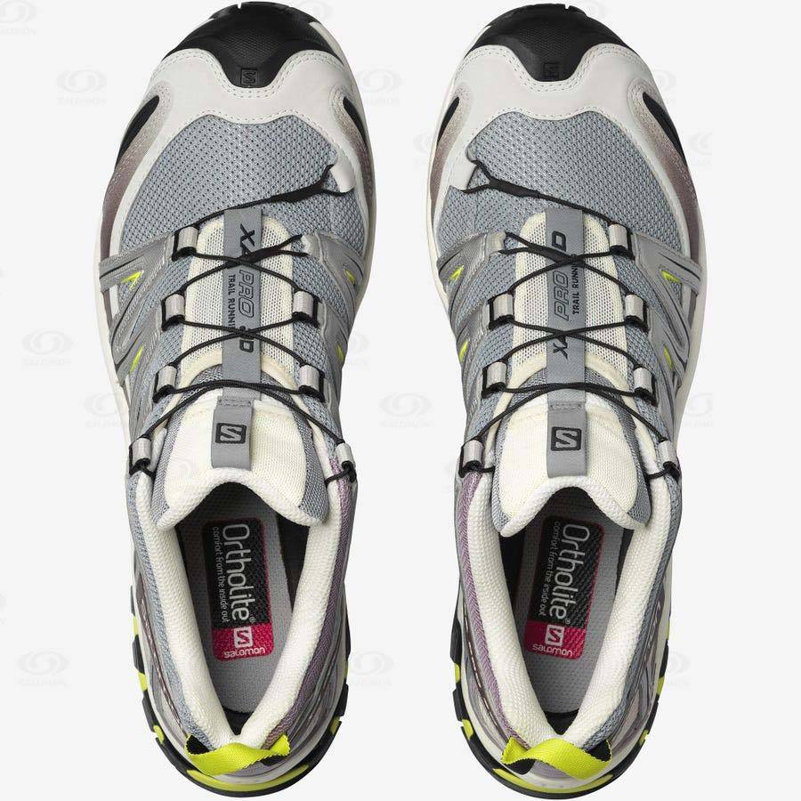 Grey / Purple Women's Salomon XA PRO 3D Sneakers | USA-M1083