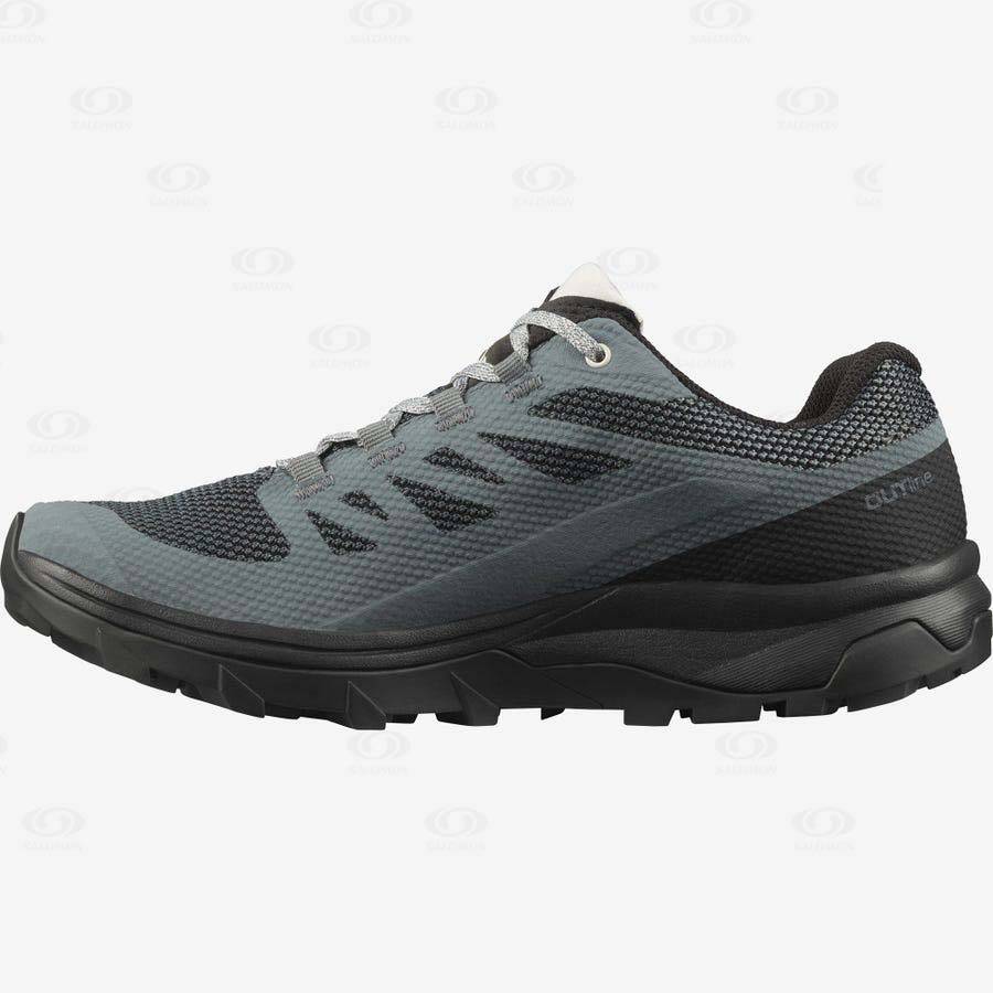 Grey Women's Salomon OUTLINE GORE-TEX Hiking Shoes | USA-W2190