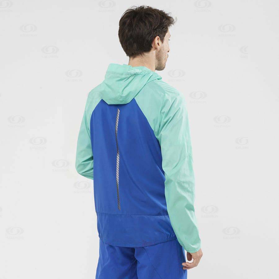 Mint Men's Salomon BONATTI CROSS WIND Windbreaker | USA-O2435