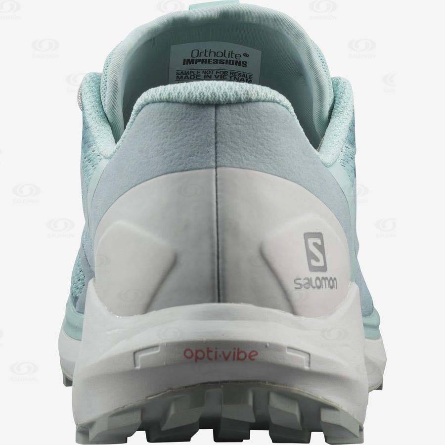 Mint Women's Salomon SENSE RIDE 4 Trail Running Shoes | USA-S2171