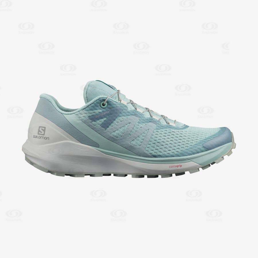 Mint Women\'s Salomon SENSE RIDE 4 Trail Running Shoes | USA-S2171