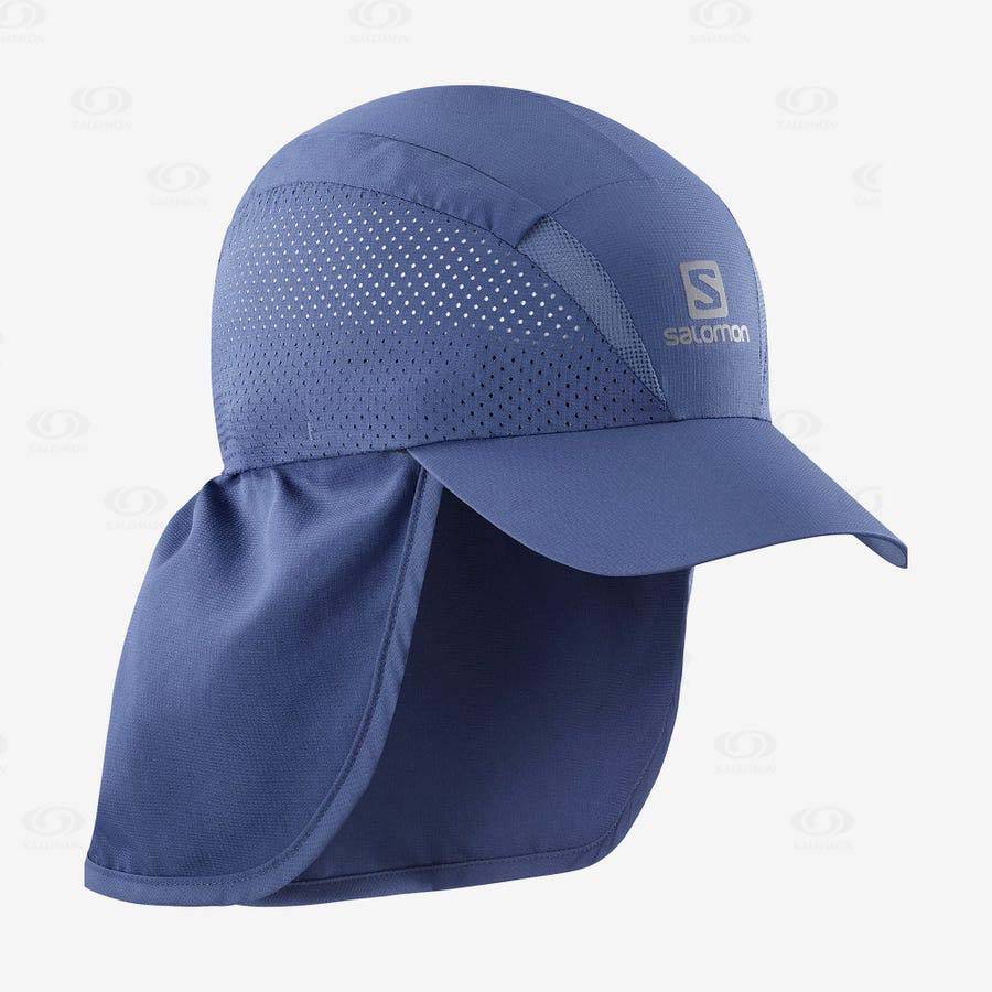 Navy Men\'s Salomon XA+ Hats | USA-S1191
