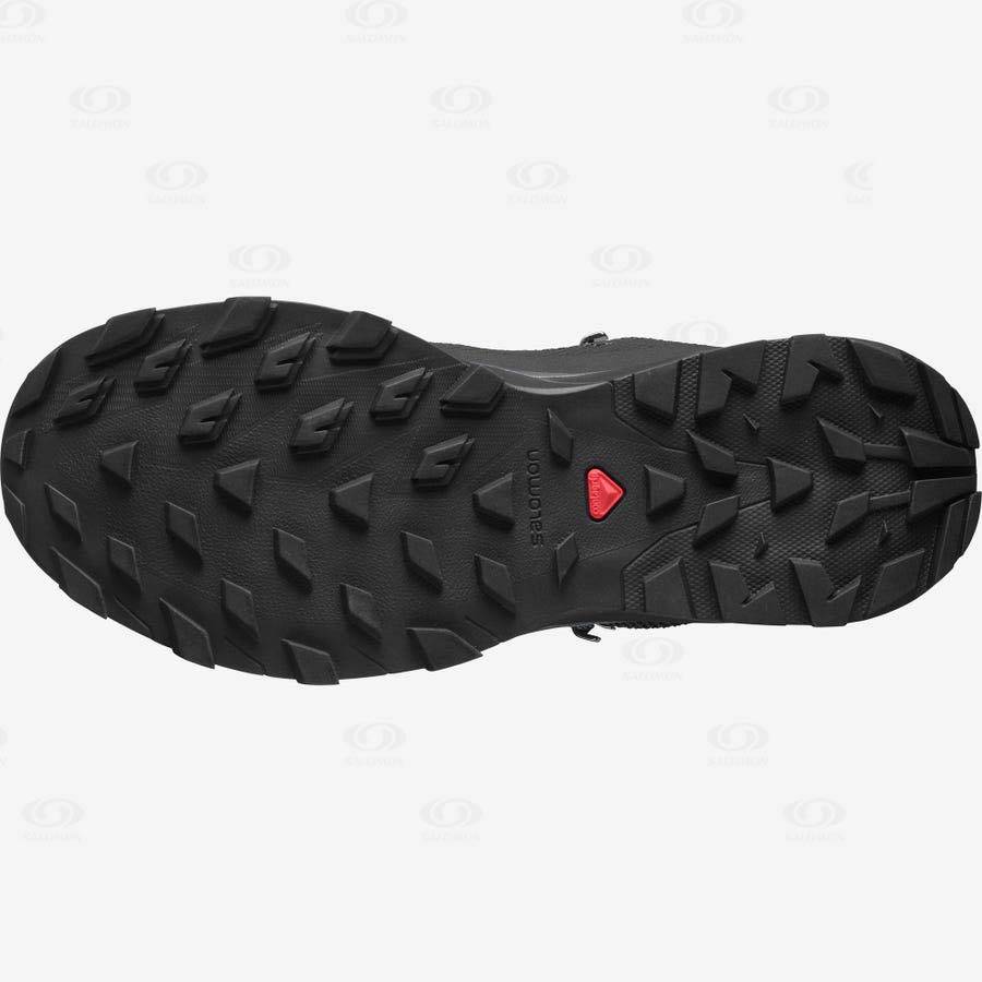 Navy Women's Salomon OUTLINE MID GORE-TEX Waterproof Shoes | USA-M2063