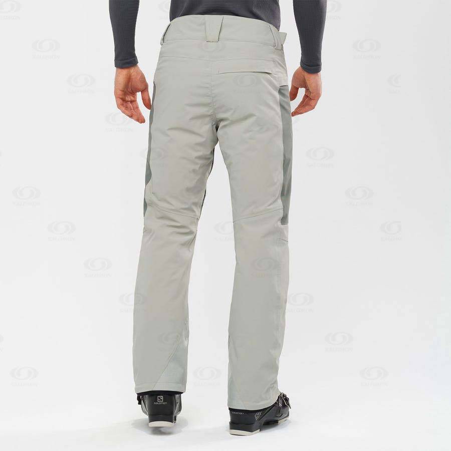 Olive Men's Salomon BRILLIANT Ski Pants | USA-A1045