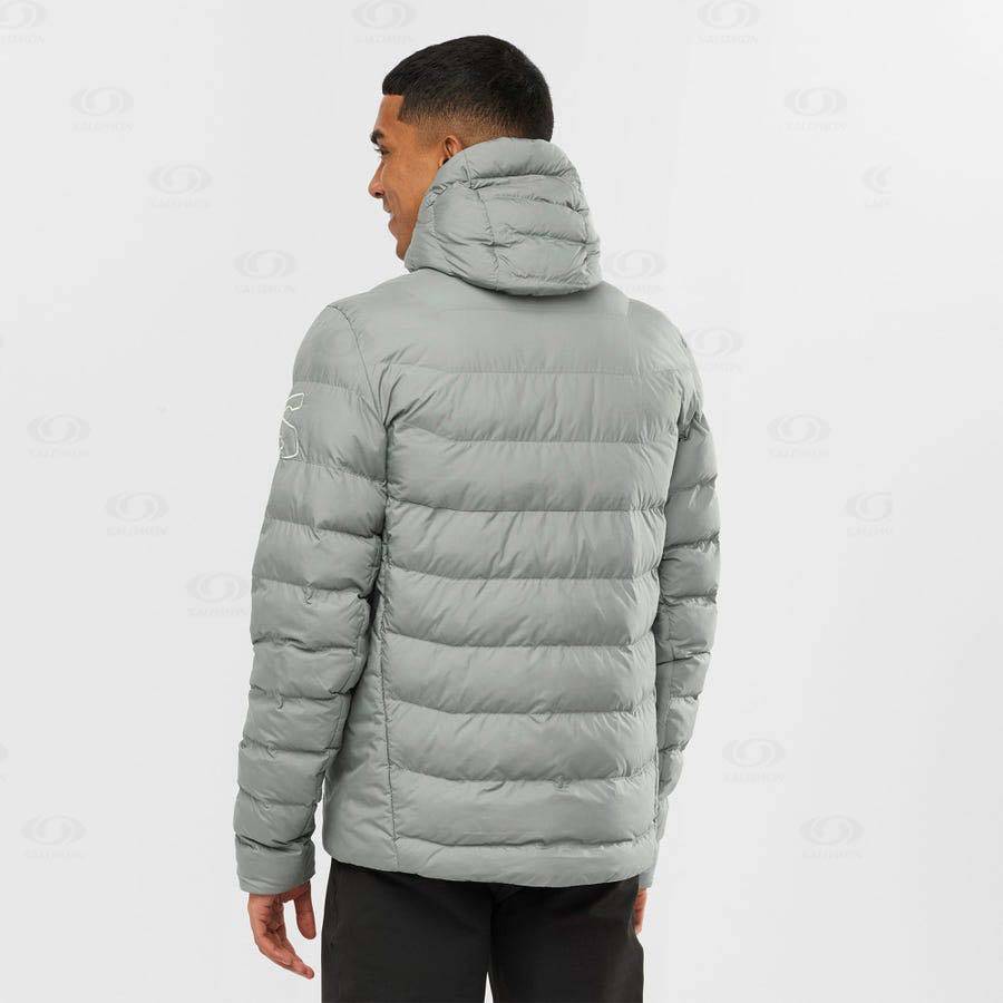 Olive Men's Salomon ESSENTIAL XWARM INSULATED Insulated Jackets | USA-M1811