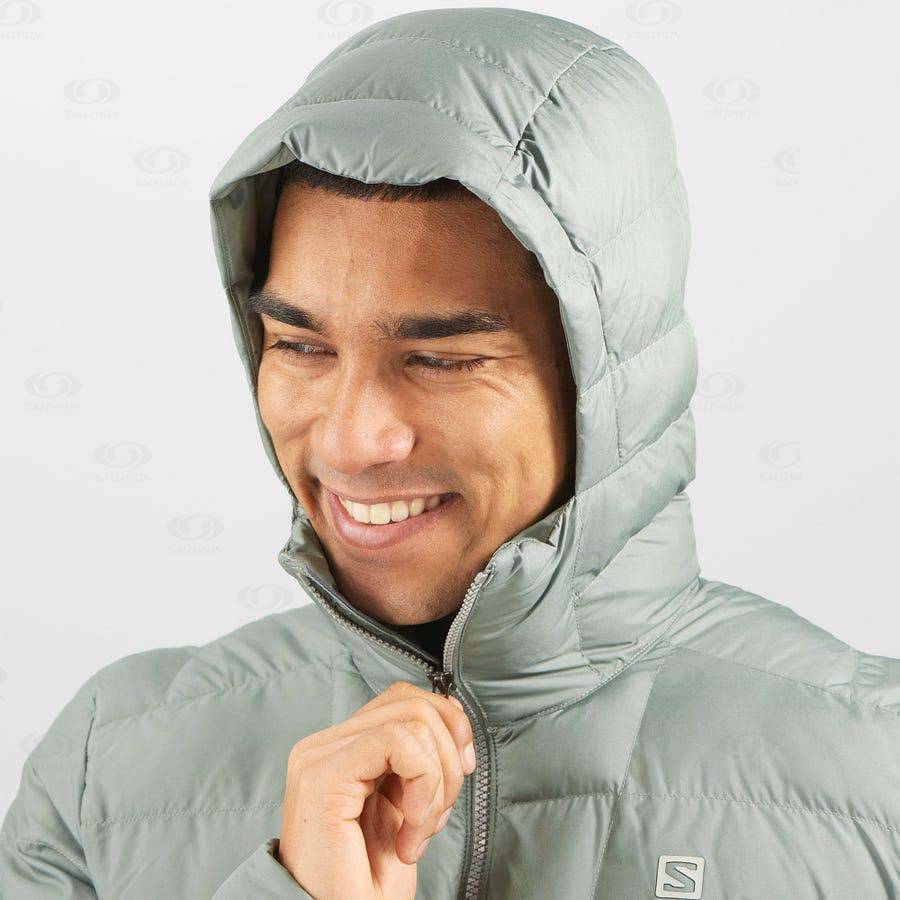 Olive Men's Salomon ESSENTIAL XWARM INSULATED Insulated Jackets | USA-M1811