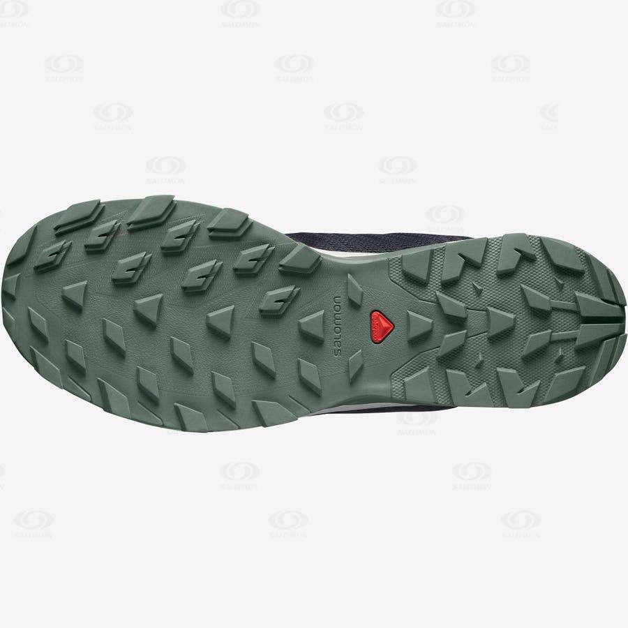 Olive Men's Salomon OUTBOUND PRISM Hiking Shoes | USA-A1892