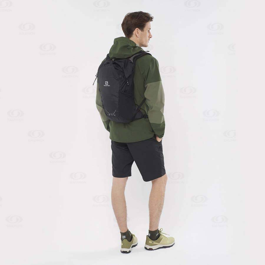 Olive Men's Salomon OUTRACK WATERPROOF 2.5L Waterproof Jackets | USA-wO1686