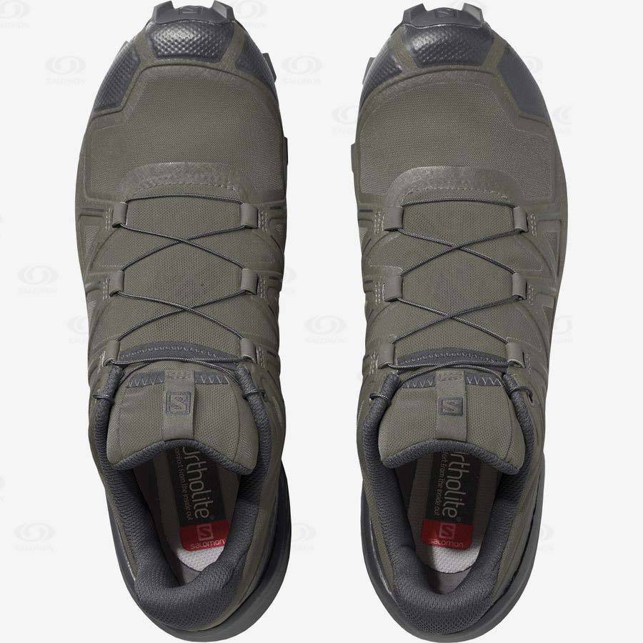 Olive Men's Salomon SPEEDCROSS 5 Trail Running Shoes | USA-N2338
