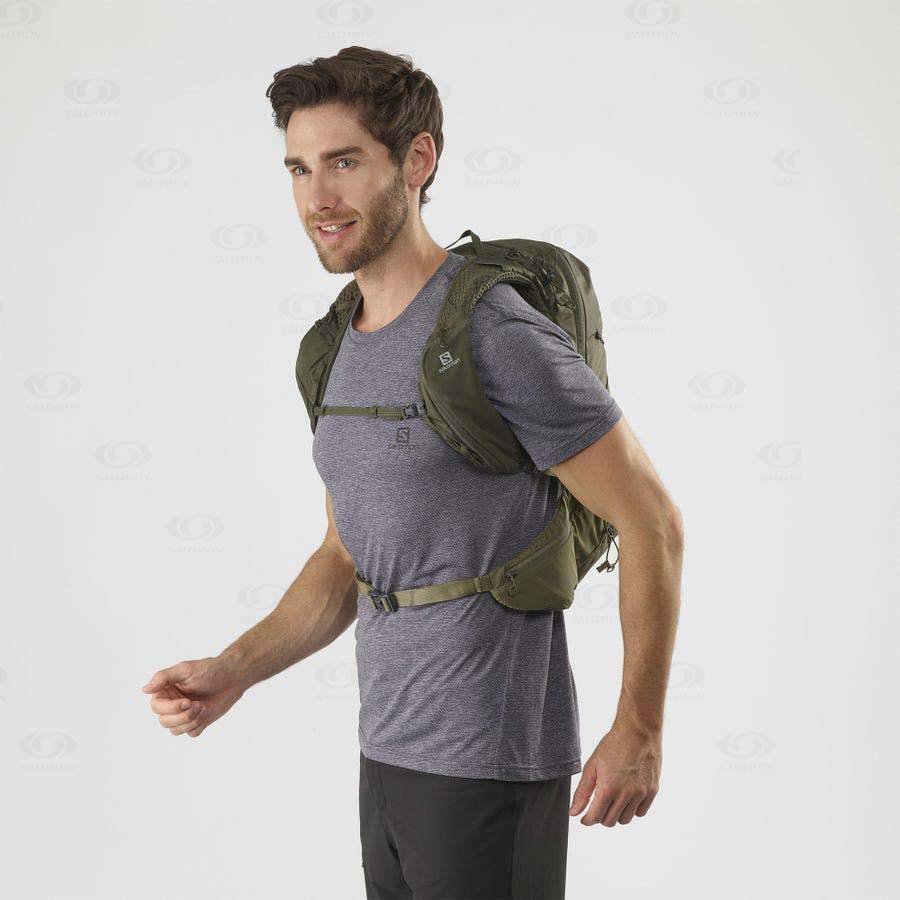 Olive Men's Salomon XT 15 Backpacks | USA-L1690