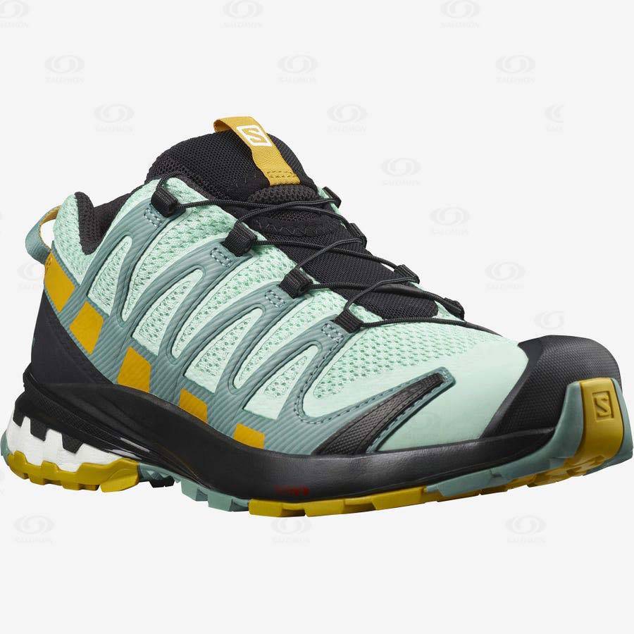 Olive Women's Salomon XA PRO 3D v8 Trail Running Shoes | USA-A2522