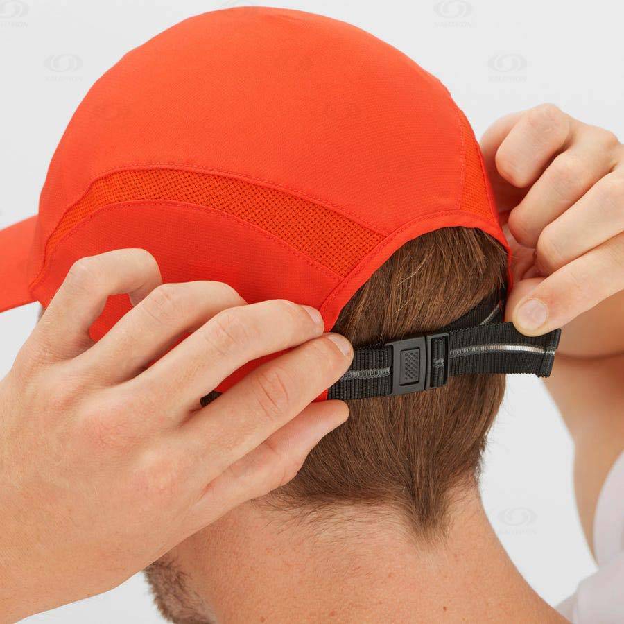 Orange Men's Salomon XA Hats | USA-N1295