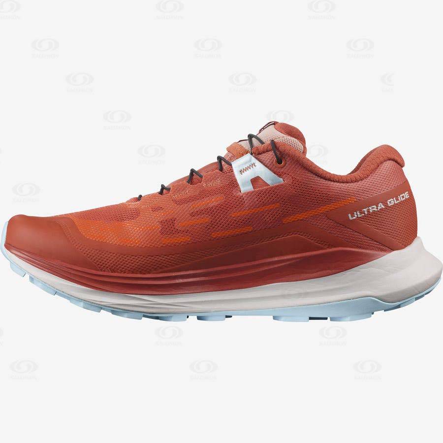 Orange Women's Salomon ULTRA GLIDE Trail Running Shoes | USA-O1061