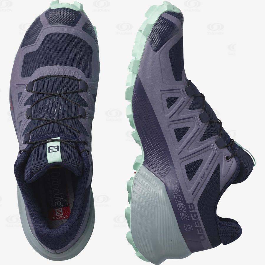 Purple Women's Salomon SPEEDCROSS 5 Trail Running Shoes | USA-O1539