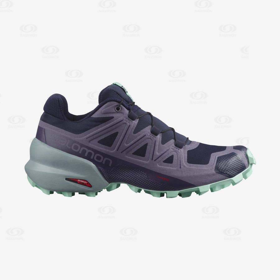 Purple Women\'s Salomon SPEEDCROSS 5 Trail Running Shoes | USA-O1539
