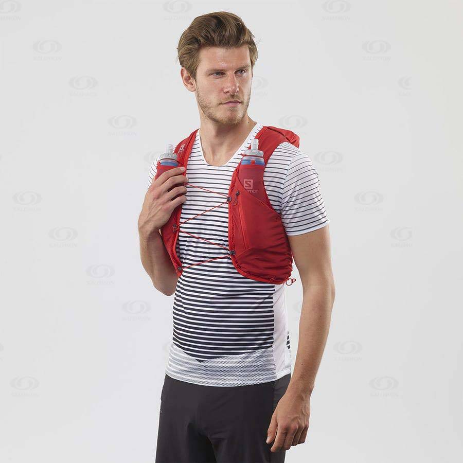 Red Men's Salomon ADV SKIN 12 Running Packs | USA-O1208