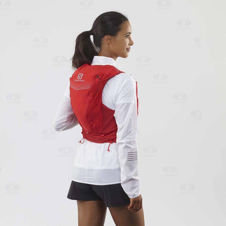 Red Men's Salomon ADV SKIN 12 Running Packs | USA-O1208