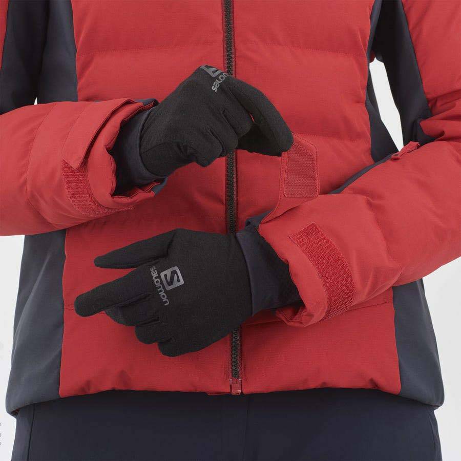 Red Women's Salomon STORMCOZY Ski Jackets | USA-M2280