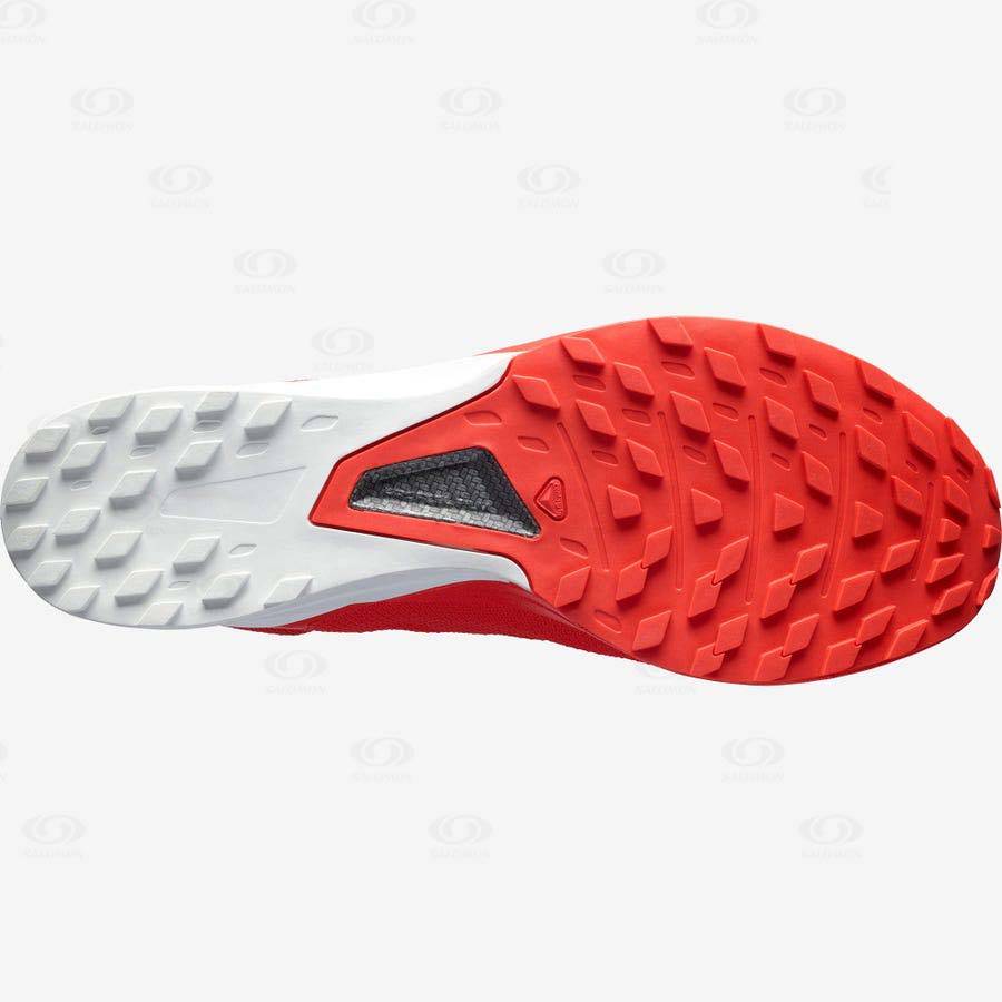 Red Women's Salomon S/LAB SENSE 8 Waterproof Shoes | USA-O1110