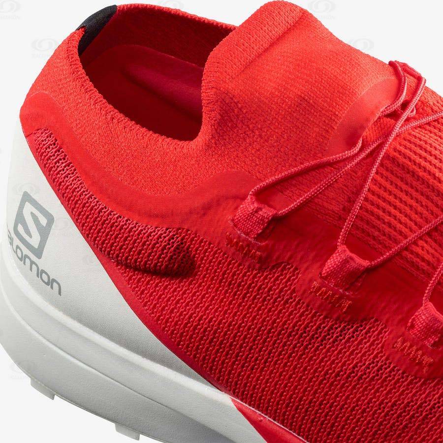 Red Women's Salomon S/LAB SENSE 8 Waterproof Shoes | USA-O1110