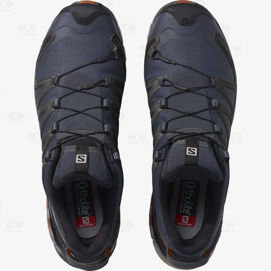 Silver Men's Salomon XA PRO 3D v8 GORE-TEX Trail Running Shoes | USA-A2235