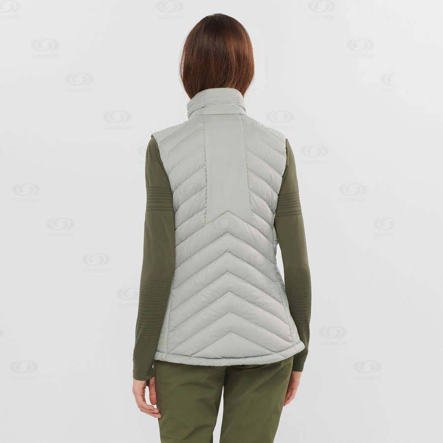 Silver Women's Salomon ESSENTIAL XWARM DOWN Insulated Jackets | USA-M2609