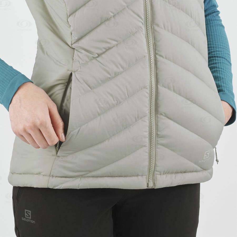 Silver Women's Salomon ESSENTIAL XWARM DOWN Insulated Jackets | USA-M2609