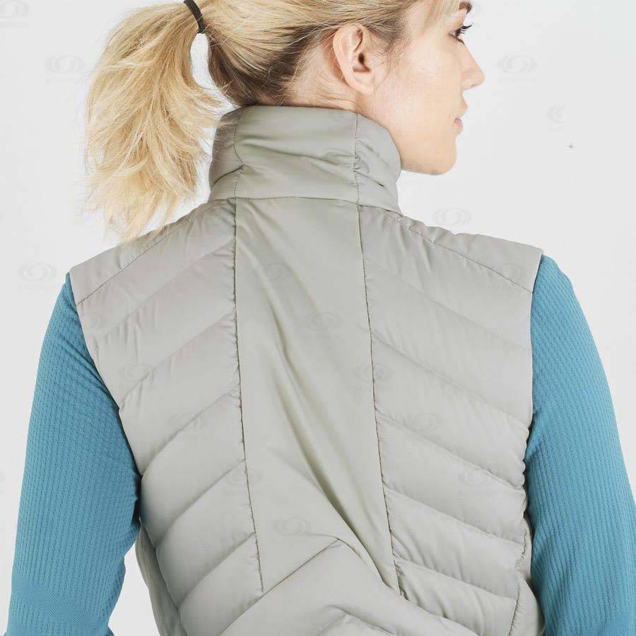 Silver Women's Salomon ESSENTIAL XWARM DOWN Insulated Jackets | USA-M2609