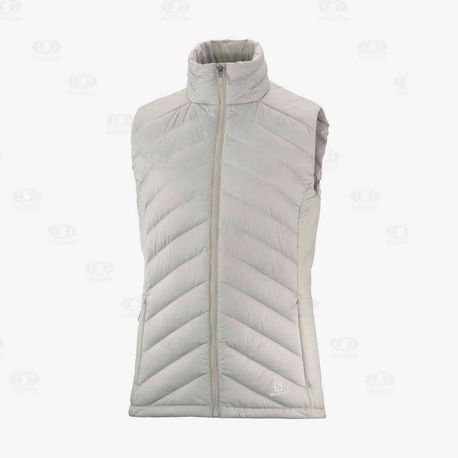 Silver Women\'s Salomon ESSENTIAL XWARM DOWN Insulated Jackets | USA-M2609