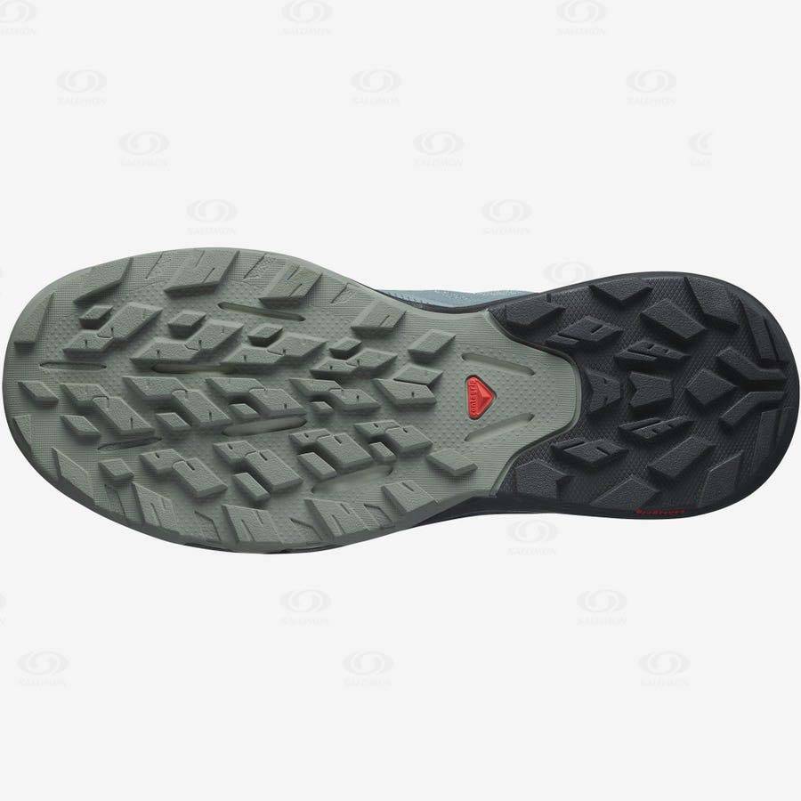 Silver Women's Salomon OUTPULSE Hiking Shoes | USA-S2157
