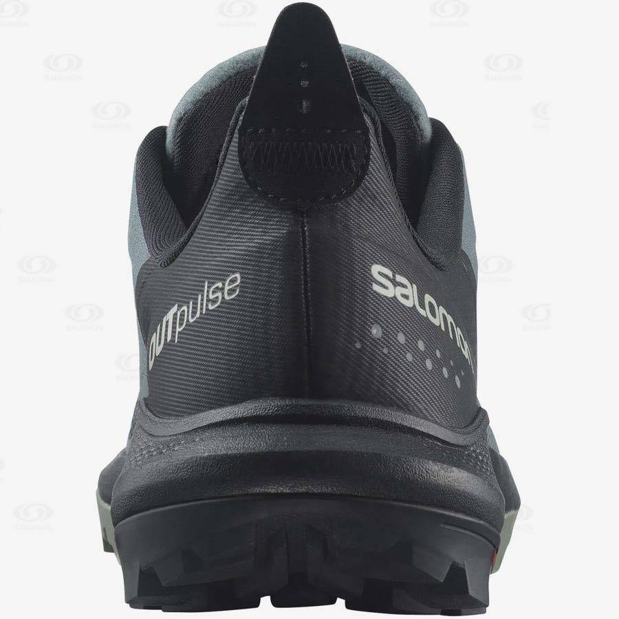 Silver Women's Salomon OUTPULSE Hiking Shoes | USA-S2157