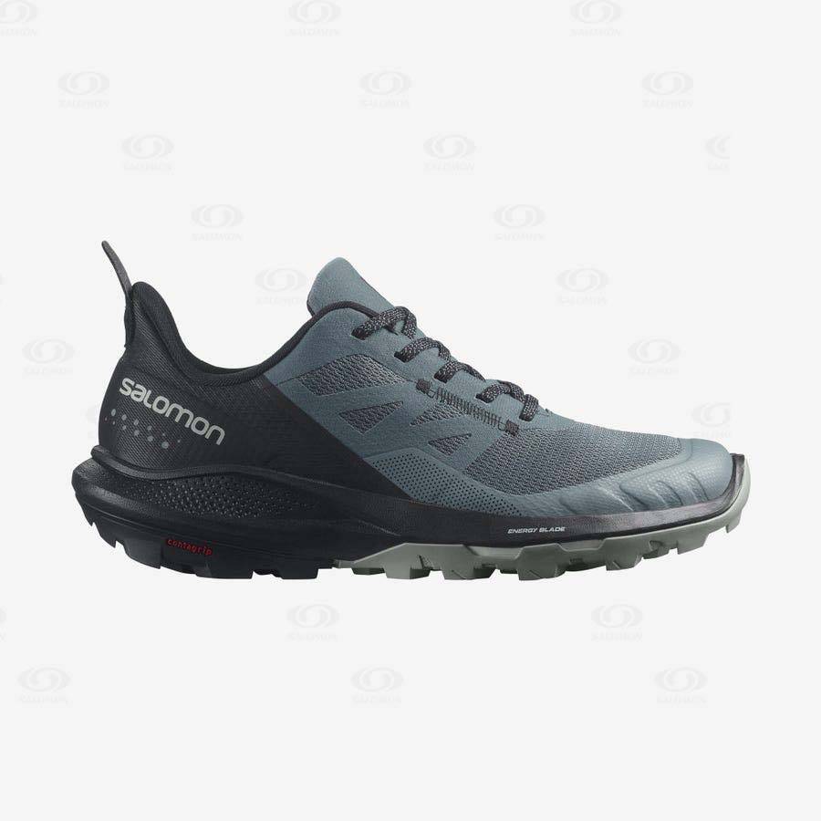 Silver Women\'s Salomon OUTPULSE Hiking Shoes | USA-S2157