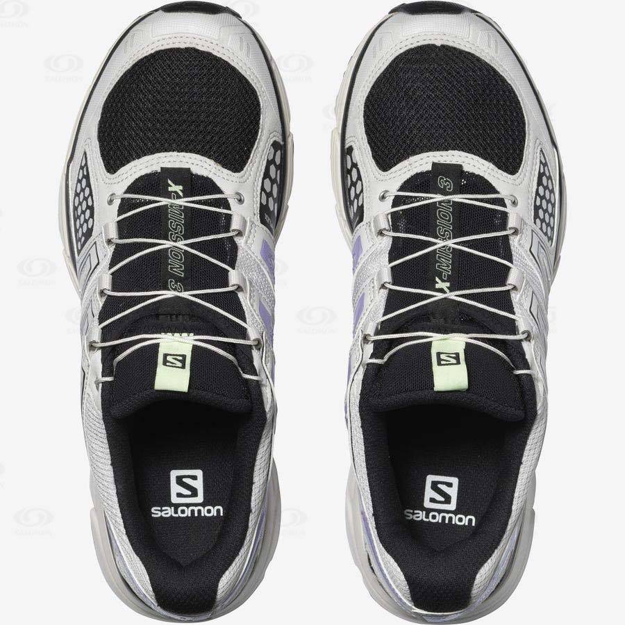 Silver Women's Salomon X-MISSION 3 Sneakers | USA-N1582