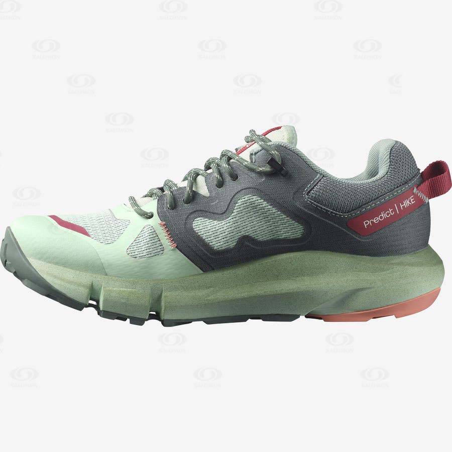 Turquoise Women's Salomon PREDICT HIKE GORE-TEX Waterproof Shoes | USA-M1902