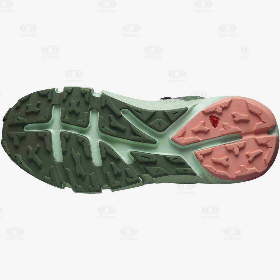 Turquoise Women's Salomon PREDICT HIKE GORE-TEX Waterproof Shoes | USA-M1902