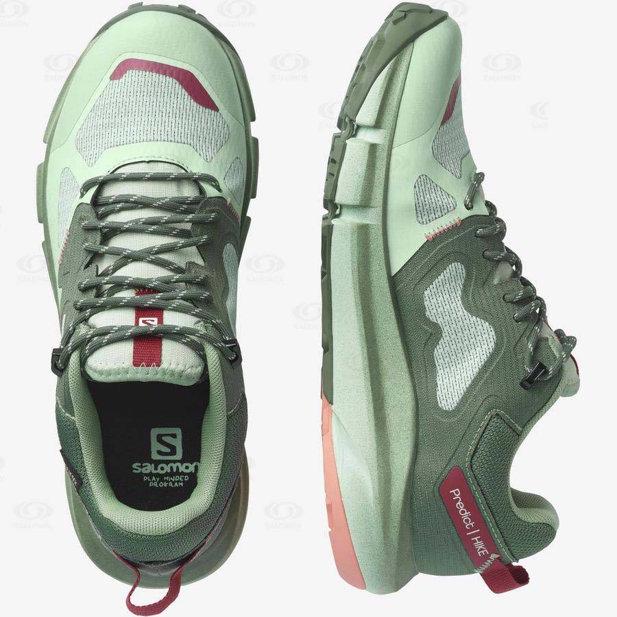 Turquoise Women's Salomon PREDICT HIKE GORE-TEX Waterproof Shoes | USA-M1902