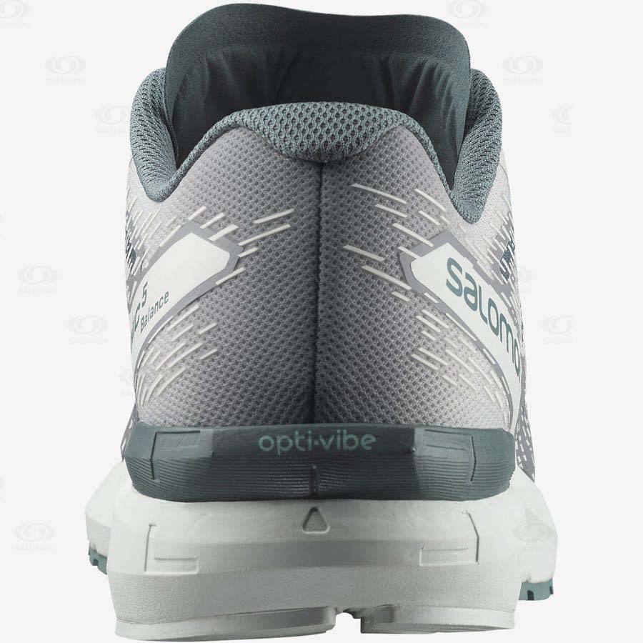 White Men's Salomon SONIC 5 BALANCE Running Shoes | USA-S2409